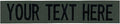 Custom Uniform Name Tapes Solid Colors. Olive Drab Ripstop, 3.5 Inch Sew on