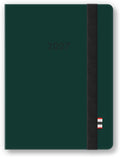 Orange Circle Studio 2027 Forest Green Hunter Jotter Medium Planner, 17-Month Weekly & Monthly Calendar Planner, 6.5" x 8.6", Dot Grid Notes, Time Zone Map, Goal Pages, Work Daily Planner Notebook