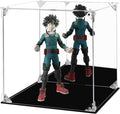 Display Case for Collectibles Assemble Clear Acrylic Box Alternative Glass Case for Display Action Figures Home Storage Organizing Toys (Internal dim 9.5X9.5X9 inch)