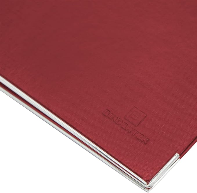 3-Ring Premium Binder - Brick Red, 3" Spine, by Bindertek | 525 Sheet Capacity, 2" D-Rings, Linen-Textured Covers, Steel Reinforced Edges, Spine Label Included