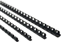 Rayson CR681012-BK Plastic Comb Binding Ring, 1/4in,5/16in,3/8in,1/2in, 19-Ring Letter Size, Black Comb Spines, Multi-Size Pack of 100