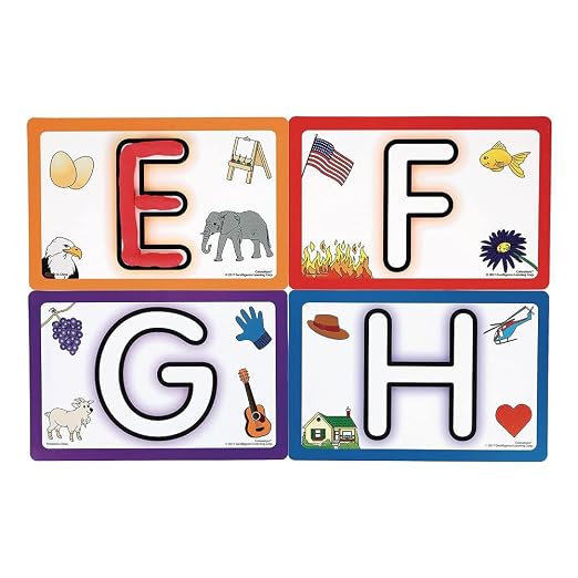 Colorations ABC Letter Modeling Mats Set of 26, for Dough & Clay | Ages 3+, PreK+, For Kids, Arts & Crafts, Learning, Education, Language, Alphabet, Classroom, Homeschool, Teacher