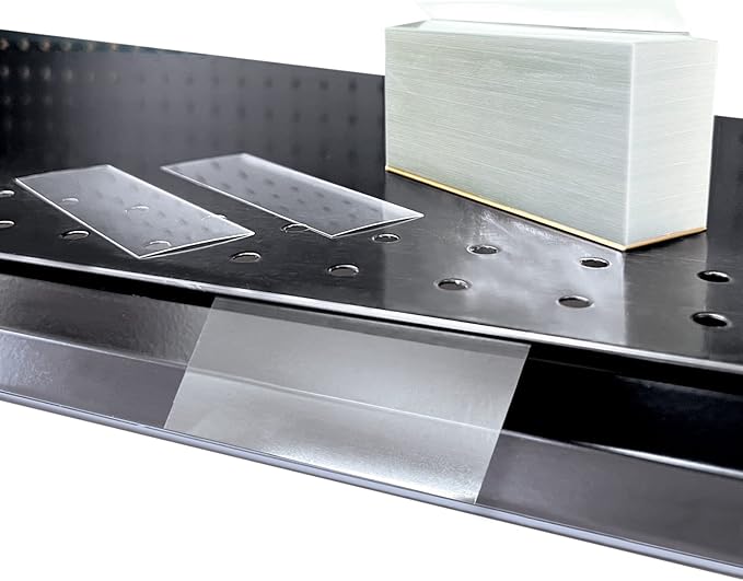 Clip Strip Corp. Price/Data Channel Label Holder Chips, Clear Plastic Tags, 2.5" L x 1.25" H, 7.5 Mil Thick, Gondola Shelf Edge, Reusable, Made for Point of Purchase Shelf Molding (2000)