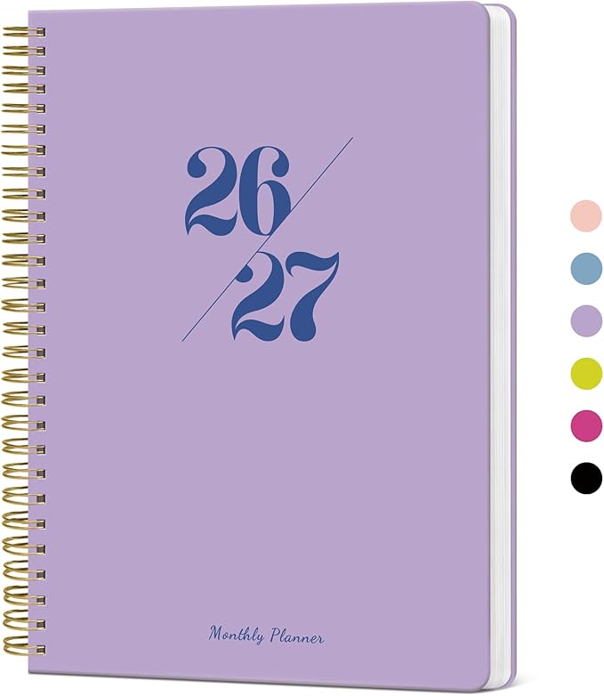 Monthly Planner 2026-2027, 18 Months Calendar, Jul 2026-Dec 2027