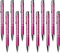 Yucold Customized ballpoint pens in bulk, personalized ballpoint pens with free engraving, for use in companies, enterprises, graduation anniversaries (Rose pink,390)