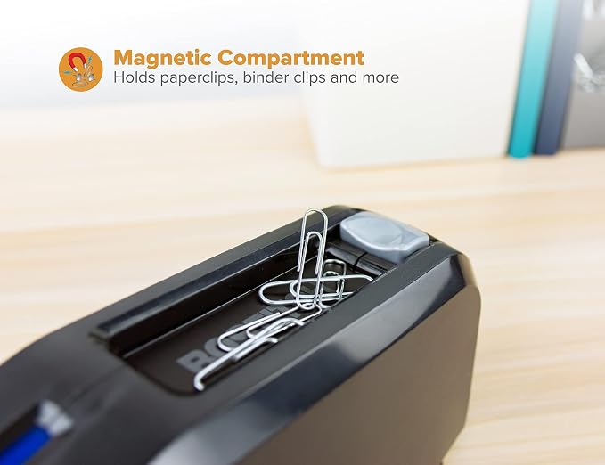 Bostitch Impulse Drive,30 Sheet Electric Stapler,No Jam Technology,Easy Reload,Black, (Pack of 6)