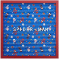 Idea Nuova Marvel Spidey and his Amazing Friends 12"x12" Letter Board,Message Board Sign for Desk, Room Decor, Quotes, Notes & Personalized Display,Includes 145 Characters