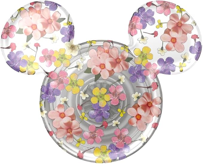 PopSockets Adhesive Phone Grip, Holder- Cascading Flower | Secure Comfortable Hold, Anti-Drop, Kickstand, Disney, Mickey Mouse, Minnie, Girly, Women