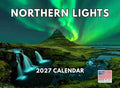 Northern Lights Calendar 2027 Aurora Borealis Monthly Wall Calender 12 Month