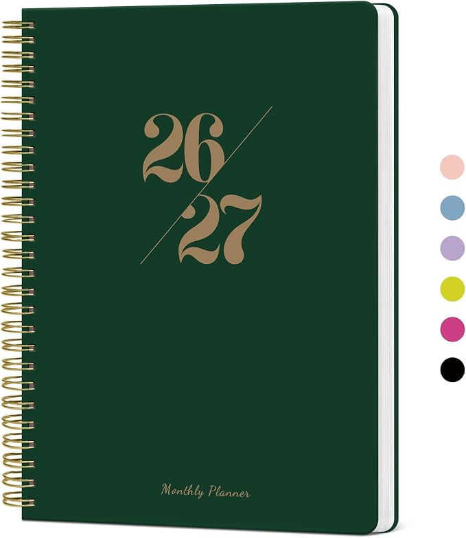 Monthly Planner 2026-2027, 18 Months Calendar, Jul 2026-Dec 2027