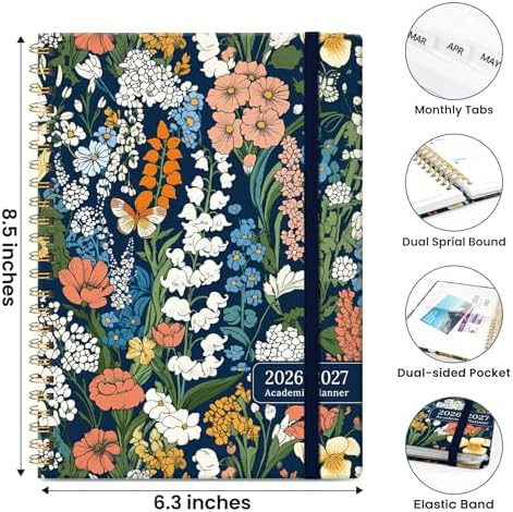 ZOTIA Planner 2026-2027 Weekly & Monthly Calendar Planner Jul 2026-Jun 2027