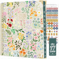 bloom daily planners HARDCOVER Planner 2026-2027 (8.5" x 11") Academic Year (July 2026 - July 2027) - 13 Months Task Goal Planner for Women - Monthly & Weekly Agenda Book - Garden Party, Beige
