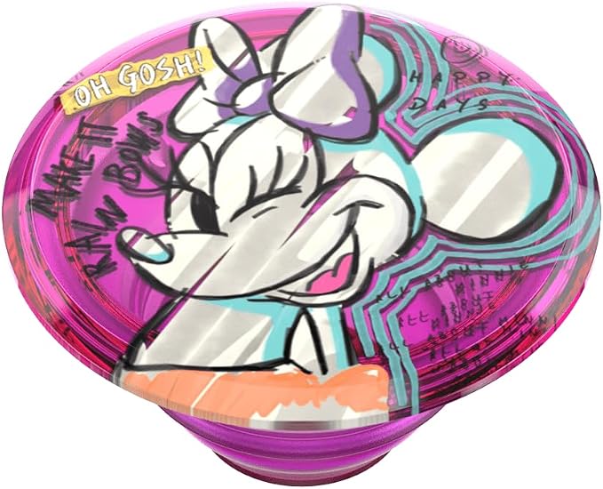 PopSockets Adhesive Phone Grip, Holder, Phone Stand, Disney - Translucent All About Minnie