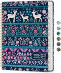 Planner 2026-2027, Jul 2026-Jun 2027 Academic Monthly & Weekly Planner | 6.3" x 8.5" Hardcover Pretty Calendar Planner for Women, Spiral Organizer for School Office Home Supplies, Nordic Forest