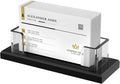 Acrylic Business Card Holder, Clear Card Display Stand for Desk, Business Card Organizer for Office Home Exhibition 1 Pack(Black)