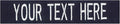 Custom Uniform Name Tapes Solid Colors. Made in The U.S.A. Ships Under 24 Hours. Blue Webbing, 5 Inch Sew on