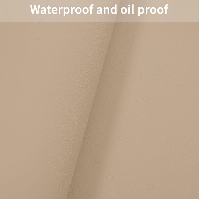 Zinkooat Leather Table Cover,1.8mm Thick,24x60 Inch Desk Cover,Large Desk Mat,Table Protector,Table Cover Protector,Desk Protector,Table Pad,(Light Brown+Gray,24x60)