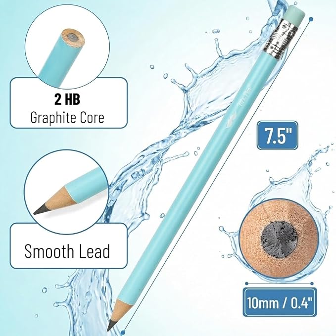 Mr. Pen- Jumbo Pencils, 60 pcs, Preschool Pencils, Large Pencil