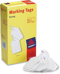 Avery® 12201 Medium-Weight White Marking Tags, 2 3/4 x 1 11/16 (Box of 1000)