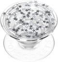 PopSockets Adhesive Phone Grip, Holder- Glitter Star Fire | Secure Comfortable Hold, Anti-Drop, Kickstand, Glitter, Sparkle, Sparkly, Girly, Women
