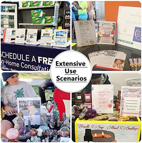 MaxGear Acrylic Sign Holder, 8.5 x 11 Slant Back Display Stand, 5 Pack