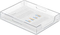 Acrylic Letter&A4 Paper Tray, Clear Desk Organizer, Multi-Function File Tray, Accessories Sorter for Papers, Documents, Magazines, Folders, Notebooks - 12.2'' x 9.25'' x 2'' (Vertical)