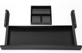 Under Desk Storage Drawer, Shallow Under Desk Drawer Organizer (Black 23.5 inch)