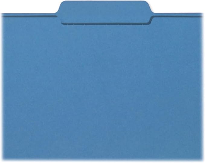 Smead Interior File Folder, 1/3-Cut Tab, Letter Size, Assorted Primary Colors, 100 per Box, Expandable File Folders for Filing Cabinet