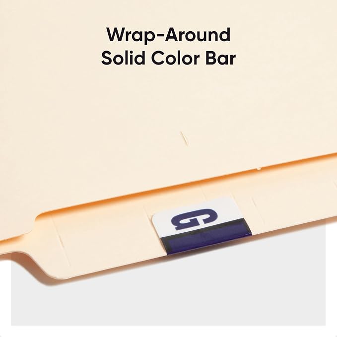 Smead BCCR Bar-Style Color-Coded Alphabetic Label, G, Label Roll, Violet, 500 Labels per Roll, (67077)
