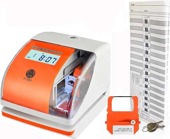 AT-3000R Allied Time USA Digital Time Clock and Date Stamp | Perfect for Small Business