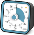 Visual Timer for Kids with Pause Function, 60 Minute Countdown Timer for Kids Desk Study, Teaching, Kitchen Cooking, Office Meetings, Time Management for ADHD (Black)