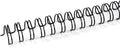 Rayson Wire Binding Spines, 5/16" 3:1 Pitch, 32-Loop Black, 100 Pack | Binds up to 40 sheets; fits 3:1 pitch machines for reports, manuals and projects.