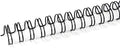 Rayson Wire Binding Spines, 3/8" 3:1 Pitch, 32-Loop Black, 100 Pack | Binds up to 60 sheets; fits 3:1 pitch machines for reports, manuals and projects.