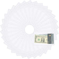 30pcs A5 Binder Pocket no Zipper Clear Budget Planner Inserts Bulk Budget Binder Organizer Cash Envelopes for Budgeting Waterproof PVC Loose Leaf Bags Card Sleeves for 6 Ring Notebook