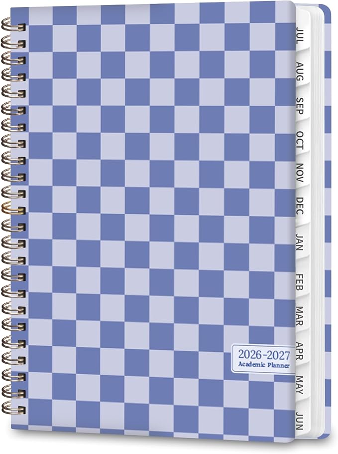Planner 2026-2027, Weekly and Monthly Academic Year Calendar Planner, July 2026 - June 2027, Daily Agenda Book for Office School Supplies, A5(6.3'' x 8.5'')
