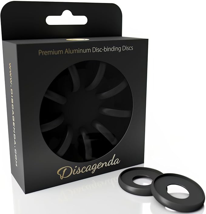 Discagenda Discbound Discs (Black, 9 Piece 1.3in)