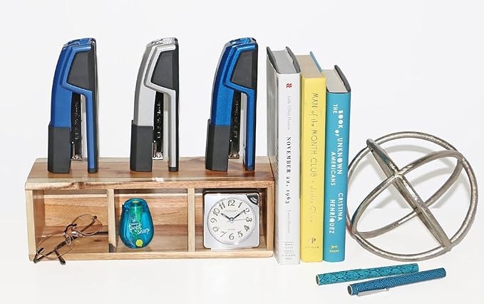 Bostitch Office Epic Metal 3 in 1 Stapler, 25 Sheet Capacity, Includes 210 Staples in Staple Storage Compartment & Integrated Remover, | Die-cast body opens 180 degrees for bulletin boards, with a temporary stapling option and a hidden slot for backup ...