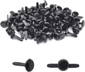 BlingKingdom 100 PCS Brad Paper Fasteners for Crafts, 0.3 x 0.6 Split Pin | Flexible, Durable and Sturdy, Round, Metal Brad Fastener for DIY Projects, Scrapbooking, Office (Black)