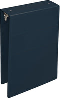 Carstens 3-Inch Heavy Duty 3-Ring Binder - Top Opening, Navy Blue, Durable Plastic, Precision No-Gap Rings, Waterproof Cover, No Pockets, Holds 400 US Letter Sheets, BPA-Free, Made in USA (1759-3R)