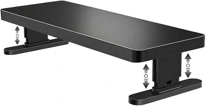 Adjustable Monitor Stand with 4 height options, Desk Shelf for Top of Desk Adjustable