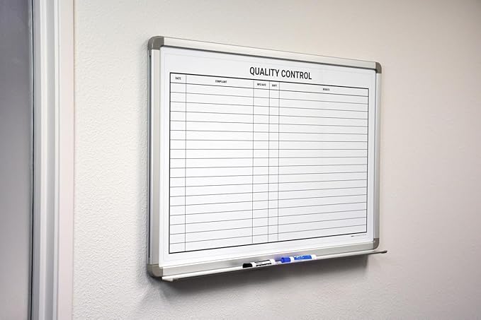Quality Control Whiteboard 60" x 40"