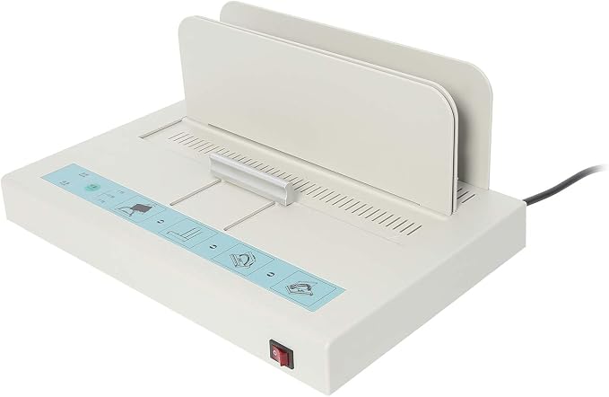 Yaegoo 110V Thermal Binding Machine 1-50MM Binding Thickness Universal Thermal Binding Machine Infrared Light Detecting Hot Melt Machine Contract Document Invoice Folder
