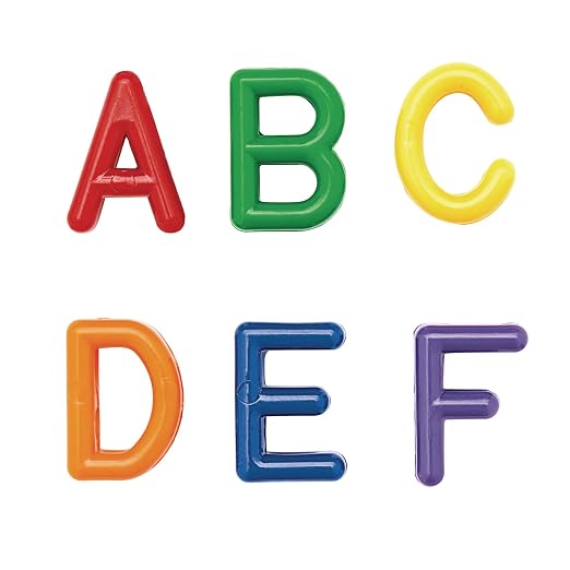 Colorations Big Letter Beads, Plastic, 300 Pieces, Language, Arts & Crafts | Ages 5+, Kindergarten+, For Kids, Stringing, Teachers, Motor Skills, Multi Color