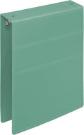 Carstens 2-Inch Heavy Duty 3-Ring Binder - Top Opening, Mint, Durable Plastic, Precision No-Gap Rings, Waterproof Cover, No Pockets, Holds 300 US Letter Sheets, BPA-Free, Made in USA (2877-3R)