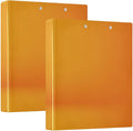 Three Rings Binders 1.5 in Notebook Binders with Pockets 1/2 Pack School Binder 200 Sheets Abstract Yellow Backgrounds Gradient