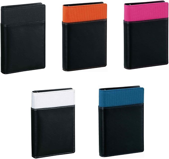 Raymay Mini size 6-hole personal organizer binder, file pocket refill, pink WPF801P