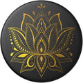 PopSockets Adhesive Phone Grip, Holder- Golden Prana Black | Secure Comfortable Hold, Anti-Drop, Kickstand, Moon, Star, Sun, Space, Flower, Floral