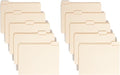 Smead File Folder, Reinforced 1/5-Cut Tab, Assorted Positions, Letter Size, Manila, 100 per Box (10356) (Pack of 2)