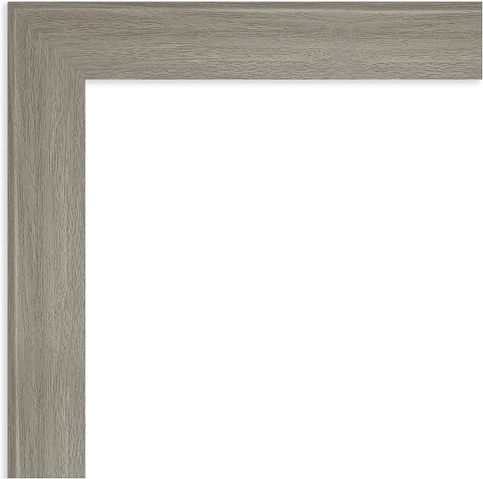 Amanti Art Grey Framed Magnetic Board 20x28 Medium Vision Board for use with Magnets, 100% Metal Sheet to Display Items as Office Decor or for Home Organization in mudroom, Kitchen or Kids Room