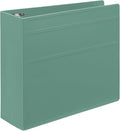 Carstens 4-Inch Heavy Duty 3-Ring Binder - Side Opening, Mint, Durable Plastic, Precision No-Gap Rings, Waterproof Cover, No Pockets, Holds 600 US Letter Sheets, BPA-Free, Made in USA (1844-3R)